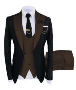 Serge men's suit three-piece suit wedding Sina best man suit - Image 17