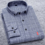 Men's Daily Slim Cotton Long Sleeve - Image 4