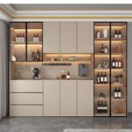 Sideboard integrated against the wall modern simple home living room restaurant - Image 3