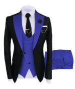 Serge men's suit three-piece suit wedding Sina best man suit - Image 23