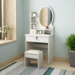 small apartment dressing table simple integrated dressing table - Image 51