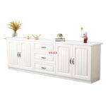 simple special price all solid wood TV cabinet floor cabinet combination storage cabinet living room bedroom floor combination - Image 6