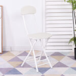 Folding stool home dining chair stool back chair training chair student - Image 16