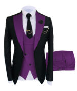 Serge men's suit three-piece suit wedding Sina best man suit - Image 8
