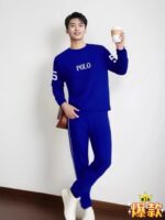 Casual sports suit menlong-sleeved trousers - Image 4