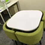 Simple modern negotiation reception table and chair combination office leisure milk tea coffee shop rental house dining table - Image 29