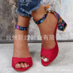 European and American foreign trade large size high heels - Image 5