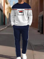 Casual sports suit menlong-sleeved trousers - Image 23