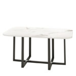 Small conference table for 6 people long table simple modern rectangular dining table - Image 5