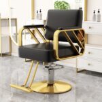 Modern simple hairdressing chair, hair salon chair, barber chair, - Image 17