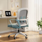 Computer chair home modern simple lazy can lie back boss office leisure study chair adult seat - Image 16