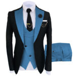 Serge men's suit three-piece suit wedding Sina best man suit - Image 5