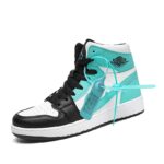 High-top couple sneakers black and white panda