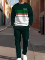 Casual sports suit menlong-sleeved trousers - Image 22