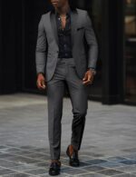 Business casual men wedding groom suit - Image 7