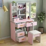 small apartment dressing table simple integrated dressing table - Image 40