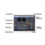 Cross-border 8-channel mixer with built-in USB Bluetooth reverberation effect stage bar performance KTV audio mixer - Image 2