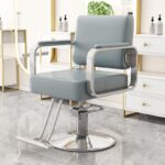 Modern simple hairdressing chair, hair salon chair, barber chair, - Image 6