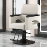 chair barber shop perm, dyeing, hair cutting, rotating and lifting hairdressing chair, hair salon comfortable leather hairdressing chair - Image 7