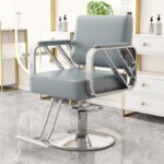 Modern simple hairdressing chair, hair salon chair, barber chair, - Image 14