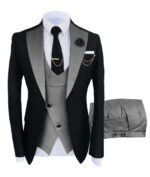Serge men's suit three-piece suit wedding Sina best man suit - Image 19
