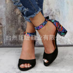 European and American foreign trade large size high heels - Image 4