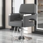 chair barber shop perm, dyeing, hair cutting, rotating and lifting hairdressing chair, hair salon comfortable leather hairdressing chair - Image 14