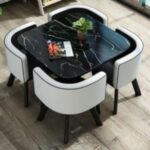 Simple square negotiation table and chair combination shop - Image 16