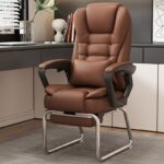 Computer chair home modern simple lazy can lie back boss office leisure study chair adult seat - Image 2
