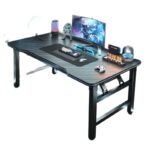 desktop home gaming table office desk simple study writing table folding spring table - Alibaba - Image 5