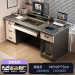 Computer desk desktop home gaming desk and chair bedroom with drawer desk student writing desk simple modern desk - Image 13