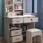 small apartment dressing table simple integrated dressing table - Image 37