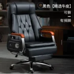 New Genuine Leather Executive Chair Home Office Chair - Image 6