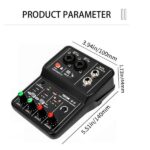 Sound Card Audio Mixer Interface 4 Channel
