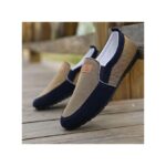 AIDAILU Men's Canvas Sneakers Work Leisure Outdoor Shoes - Brown