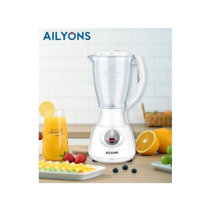 AILYONS 2 IN 1 Blender 1.5L -240V-50hz - 300W - White AILYONS 2 IN 1 Blender 1.5L -240V-50hz - 300W - White