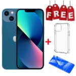 Apple iPhone 13 - 4GB RAM - 128GB ROM -12MP Rear/12MP Front - Blue + Free Cover + Free Protector