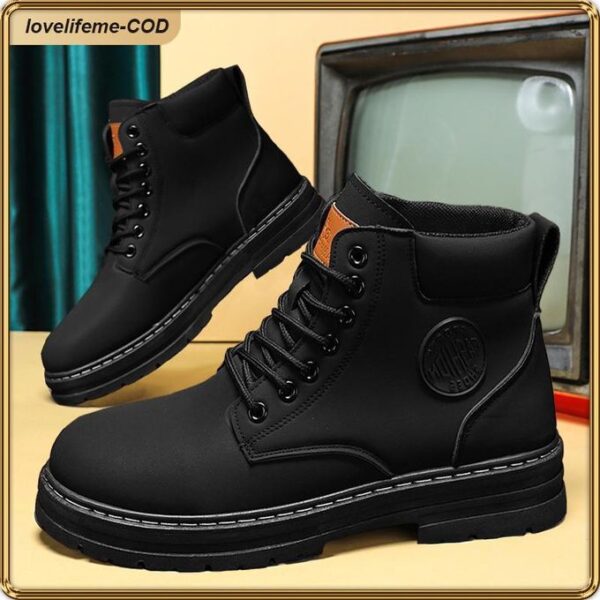 ASHION ASHION Martin Boots: Sleek, Durable, And Stylish Footwear For Every Occasion!