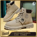 ASHION Martin Boots: Sleek, Durable, And Stylish Footwear For Every Occasion - Beige