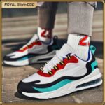 ASHION Men's Breathable Running Sneakers Casual Air Cushion Sports Shoes - Multicolor