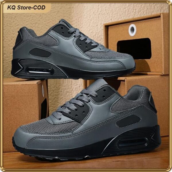 ASHION Premium Unisex Sneakers with Breathable Mesh PU Cushion Sole Anti-Slip Design