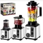 BARDEFU 5042-3in1 BF Multi-Purpose Blender - 9500W - 3.0L - Silver & Black