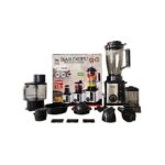 BARDEFU QUALITY 6 in 1 Multi-Purpose Blender - 9500W - 3.0L - Silver & Black