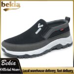 Bekia BEKIA Non-slip comfortable shoes climbing shoes men's sneakers casual sports shoes - Grey
