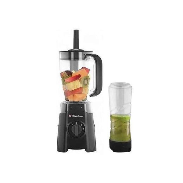 Binatone 1.25L - Electric Blender + 0.5L - Smoothie Maker - Black