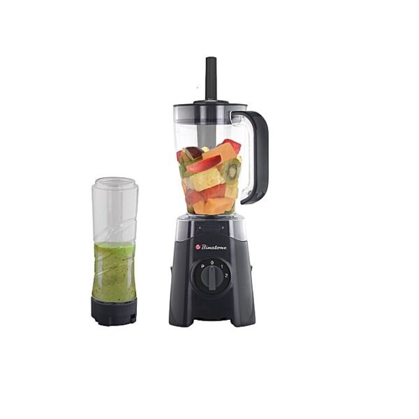 Binatone Blender - 1.25L+ Smoothie Maker - 0.5L - Black