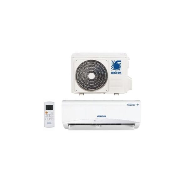 Bruhm Split Bas-18ICWW - Wifi Smart Inverter Air Conditioner - 2.0HP - White