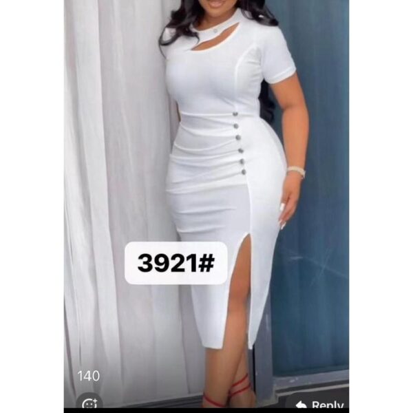 Chic High quality ladies beautiful official dress white