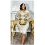 Class sequins dress-white