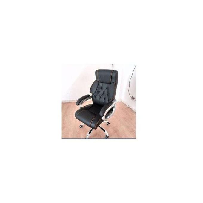Comfort Quality Leather Office Chair - Black Comfort Quality Leather Office Chair - Black